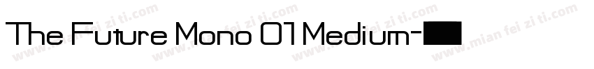 The Future Mono 01 Medium字体转换